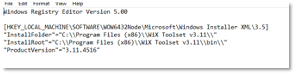 wixRegistryEntry